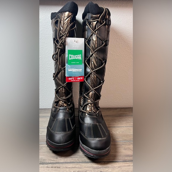 Cougar Canada Canuck NEW Women’s Size 8 Insulated Snow Boots - Bronze - Picture 1 of 12